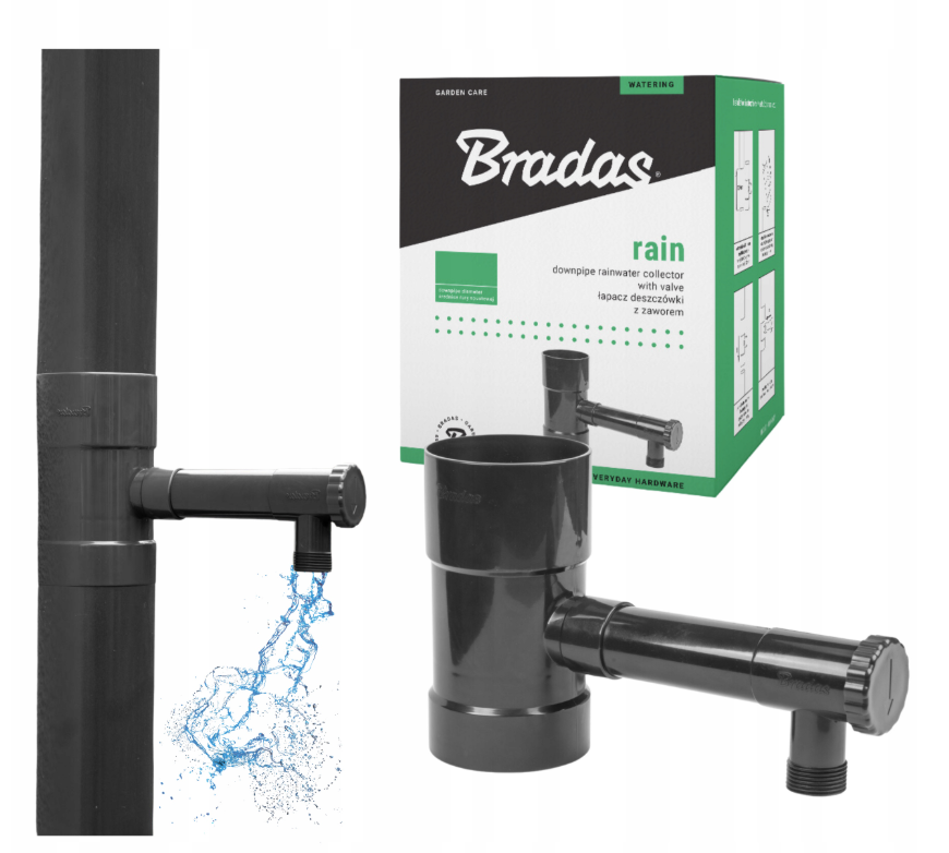 Okapový sběrač dešťové vody 100mm IBCLZ1-100 BRADAS