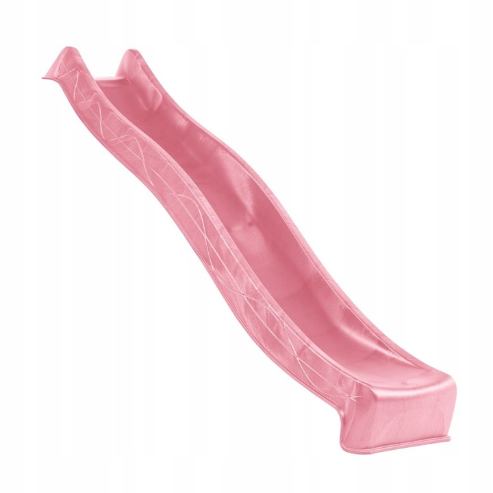 Dětská skluzavka světle růžová HDPE typ'S-line' 3m JIPOS