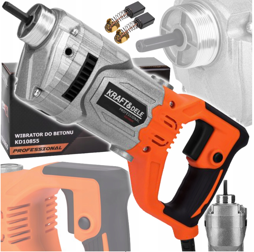 Vibrátor do betonu 1300W + 2m hadice KD10855 KRAFT&DELE