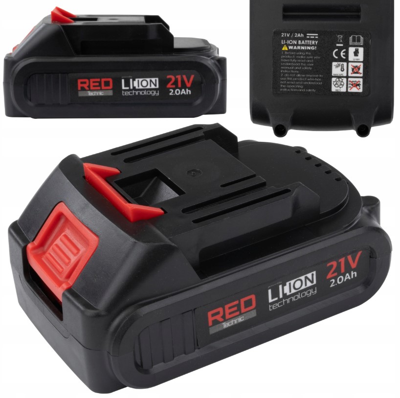 POWERMAT Univerzální aku baterie k nářadí 21V 2Ah RED TECHNIC