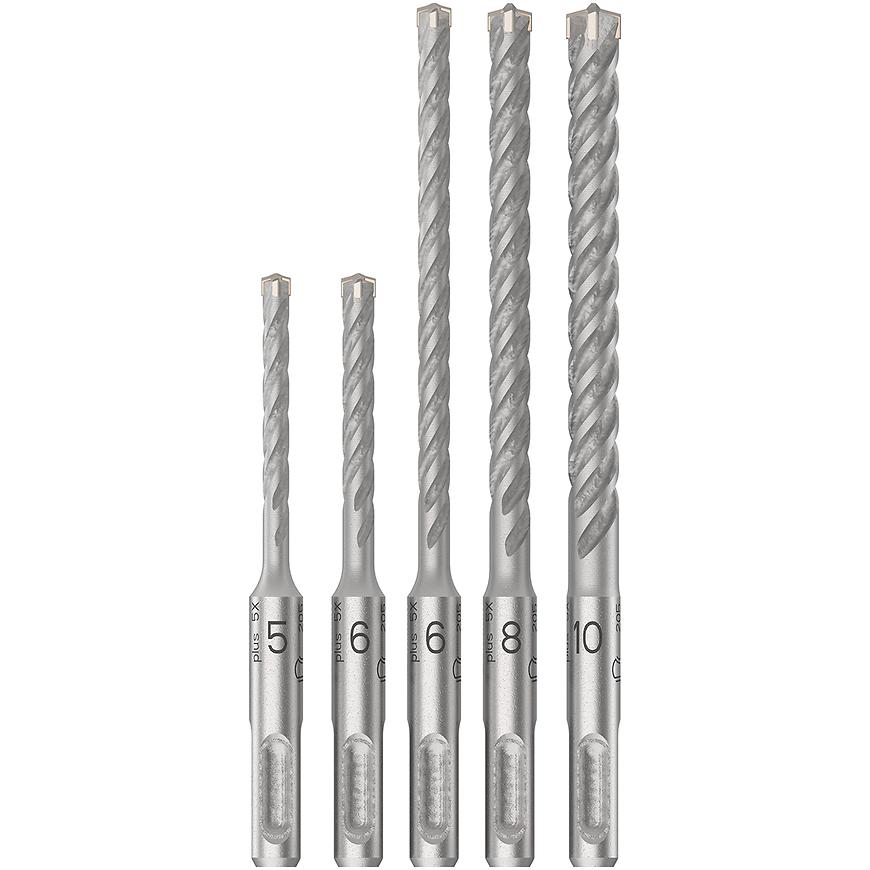 5-dílná Sada vrtáků do kladiv SDS Plus-5X 5/6/6/8/10 mm Bosch