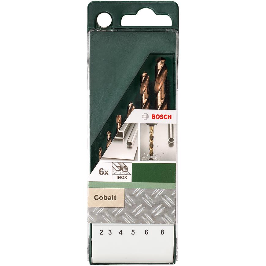 6-dílná Sada vrtáků HSS-CO 2