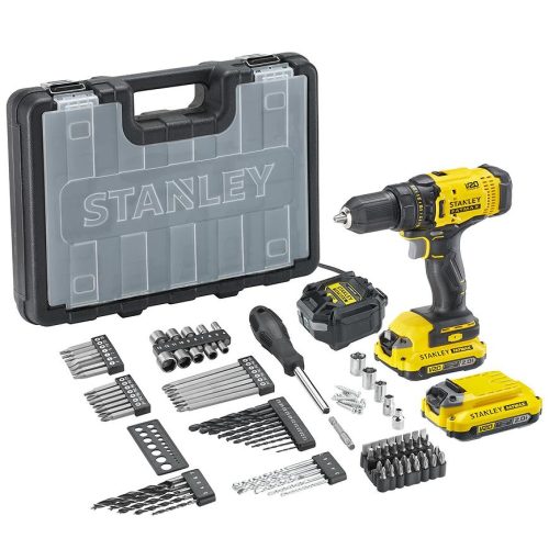 Aku vrtačka Stanley V20 18V 2x2Ah 50Nm + AC Stanley