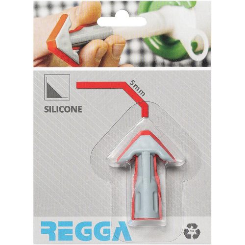 Aplikační špička na silikon Regga červená 5 mm rovná REGGA