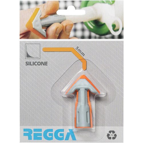 Aplikační špička na silikon Regga oranžová 5 mm oblá REGGA
