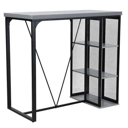 Barový stůl Artemis B10033 beton/černý Baumax