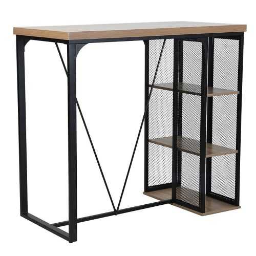 Barový stůl Artemis B10033 dub/černý Baumax