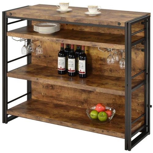 Barový stůl GC5410 hnědá/černá Baumax