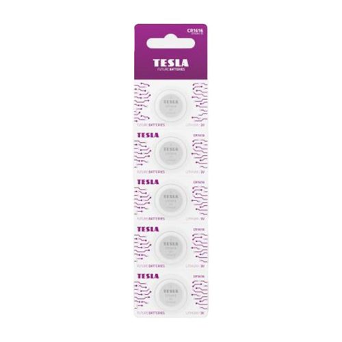 Baterie Tesla CR 1616 5 ks TESLA LIGHTING