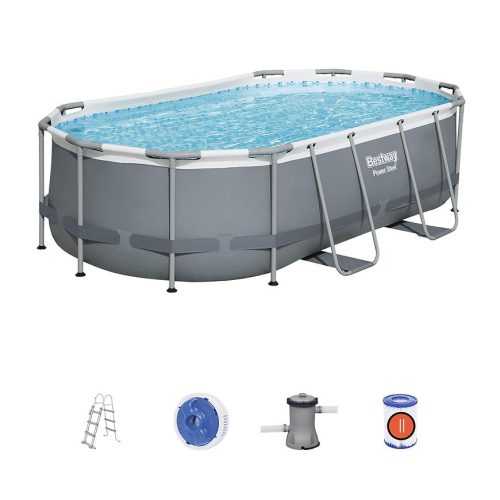 Bazén Power Steel Oval 4.27 x 2.50 x 1m s filtrací 56620 Bestway
