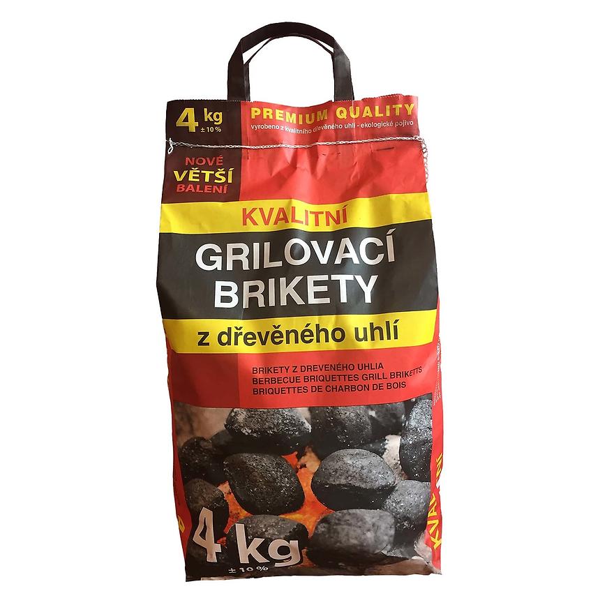 Brikety z dřevěného uhlí 4kg Baumax