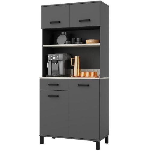 Buffet Linda Antracyt 80 (NESSA) Baumax