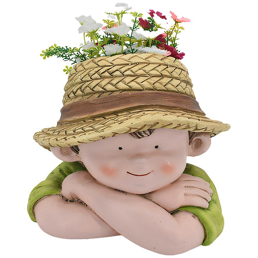 Chlapec s květináčem UA16-23501 Baumax