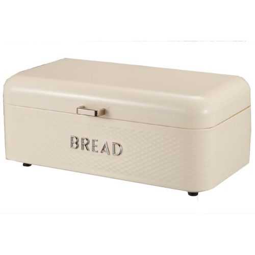 Chlebník nerez s víkem ecru Baumax