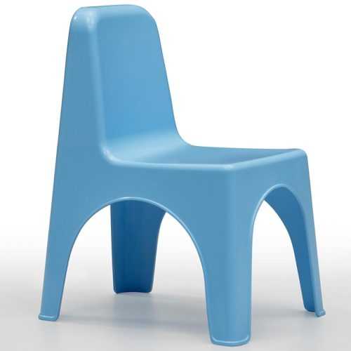 Dětská plastová židlička Mida modrá