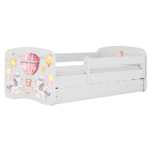 Dětská postel Babydreams+SZ+M bílá 80x160 Balónek Baumax