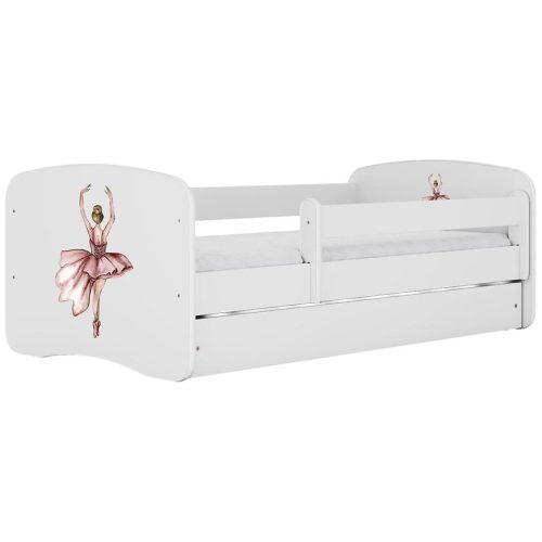 Dětská postel Babydreams+SZ+M bílá 80x180 Balerína Baumax