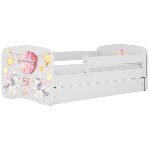 Dětská postel Babydreams+SZ+M bílá 80x180 Balónek Baumax
