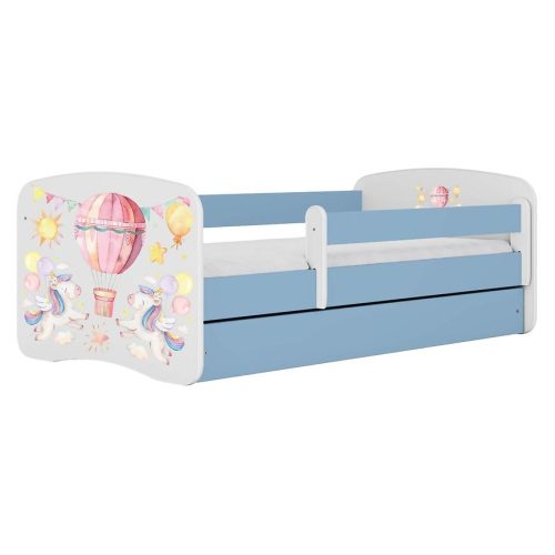 Dětská postel Babydreams+SZ+M modrá 70x140 Balónek Baumax