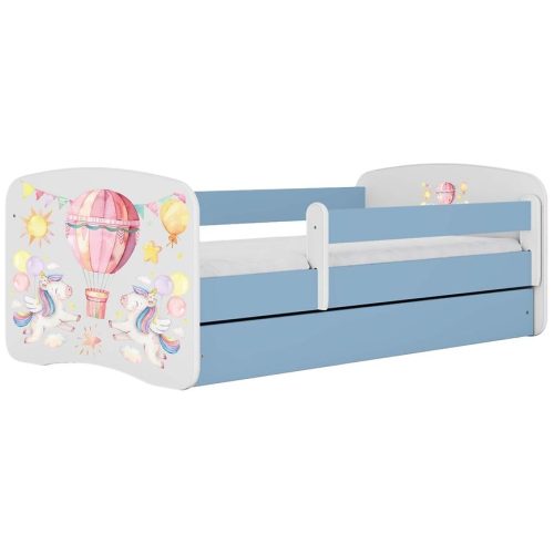 Dětská postel Babydreams+SZ+M modrá 80x180 Balónek Baumax