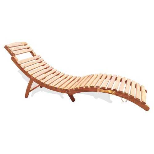 Dřevěné zahradní lehátko Baumax