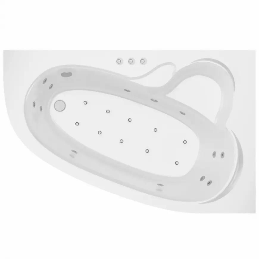 Hydromasážní vana Madura 160/105 P 12DW+10DP ovládání pneumatické Aqua Mercado