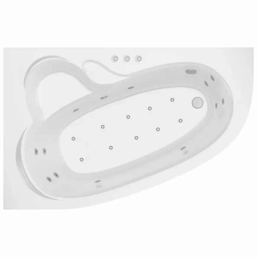 Hydromasážní vana Madura 170/110 L 12DW+10DP ovládání pneumatické Aqua Mercado