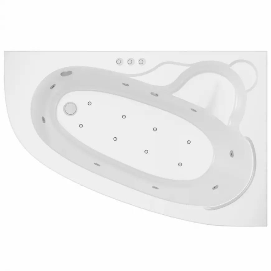 Hydromasážní vana Timor 150/100 P 8DW+8DP ovládání pneumatické Aqua Mercado