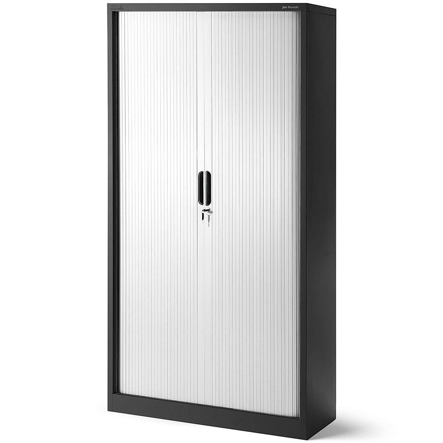 Kancelářská skříň Damian kov antracit/bílá Baumax