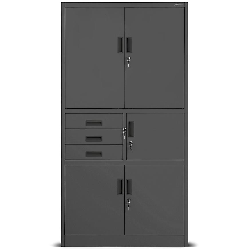 Kancelářská skříň Filip II kov antracit Baumax