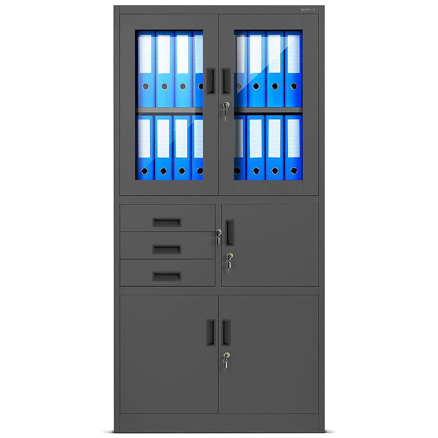 Kancelářská skříň Filip kov antracit Baumax