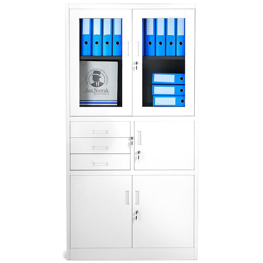 Kancelářská skříň Filip kov bílá Baumax