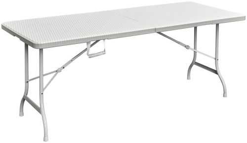 Kempingový skládací stůl bílý