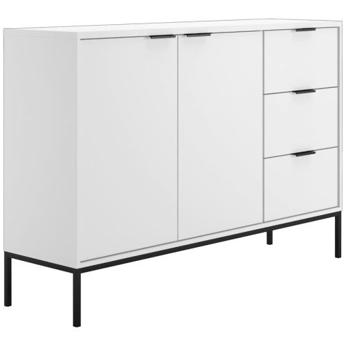 Komoda Austin bílá/černá Baumax