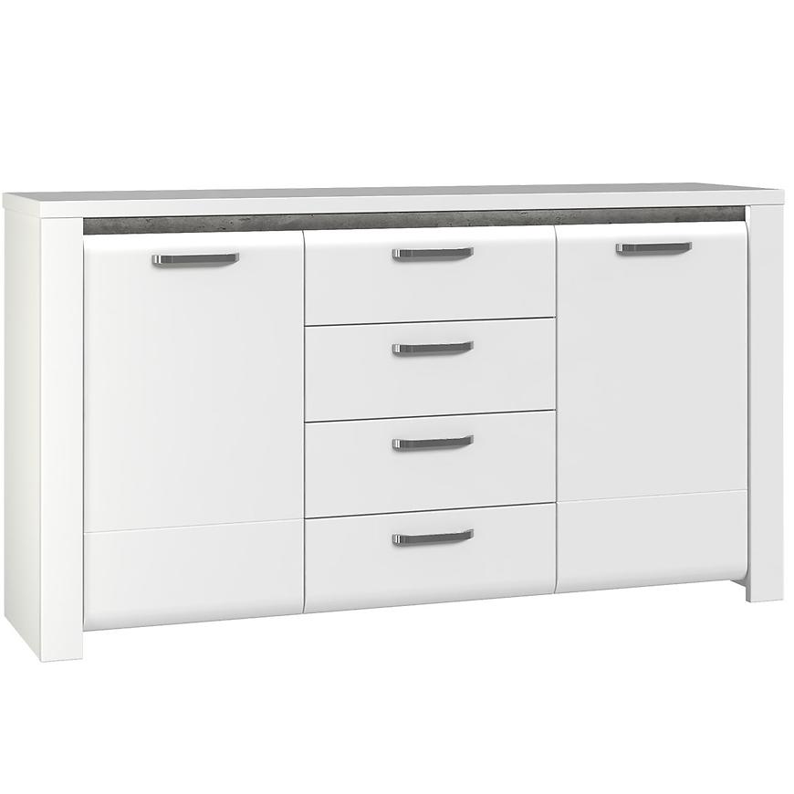 Komoda Brugia 161 cm Šedá/Bílá 042025 Baumax