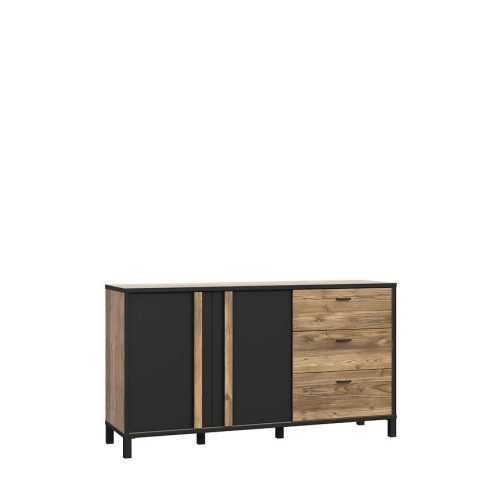 Komoda Haruki Černá / Alpský Smrk 042025 Baumax