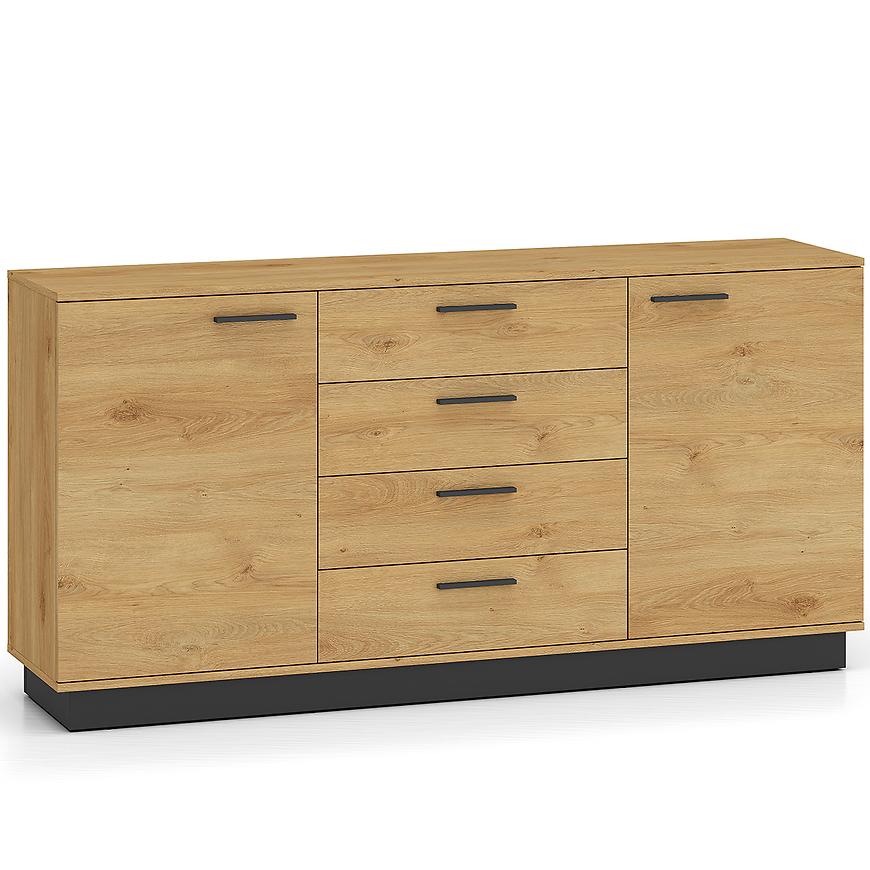 Komoda Modesto 04 dub/černý Baumax