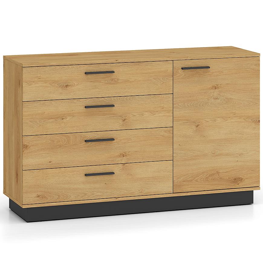 Komoda Modesto 05 dub/černý Baumax