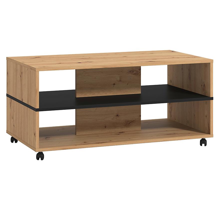 Konferenční stolek Savio artisan/černá 11013079 Baumax