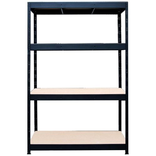 Kovový zásuvný regál Nero III 180x160x60 cm – 4 police/300 kg Baumax