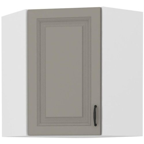 Kuchyňská Skříňka STILO CLAYGREY/BÍLÝ 60X60 GN-72 1F (45°) Baumax