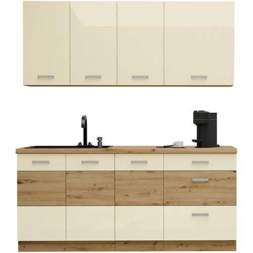 Kuchyňská linka Artisan krém 180cm bez pracovní desky Baumax