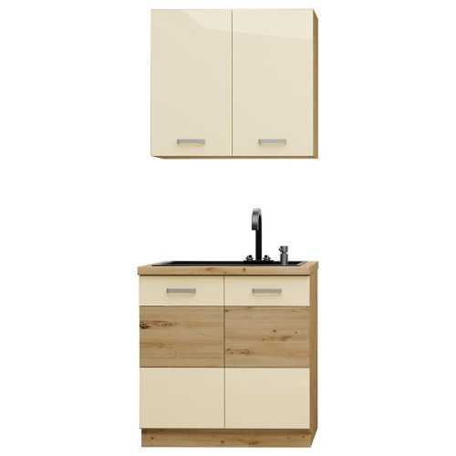 Kuchyňská linka Artisan krém 80cm bez pracovní desky Baumax