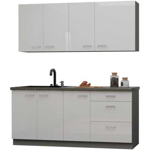 Kuchyňská linka Bianka 180cm bez pracovní desky Baumax