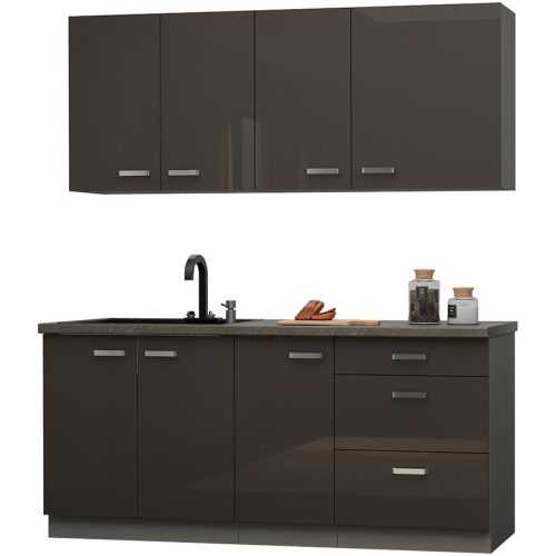 Kuchyňská linka Grey 180cm bez pracovní desky Baumax