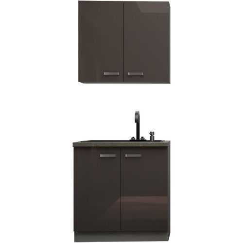 Kuchyňská linka Grey 80cm bez pracovní desky Baumax