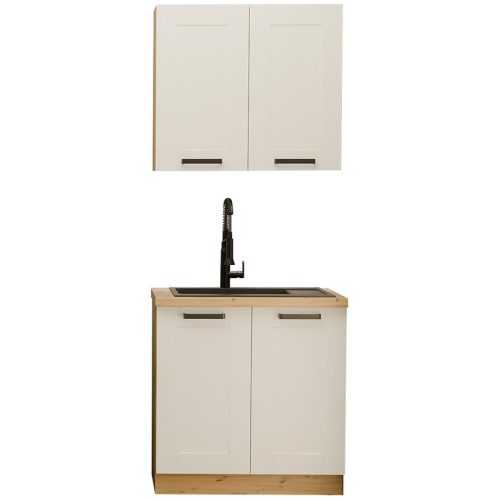 Kuchyňská linka Luna bílá/artisan 80cm bez pracovní desky Baumax