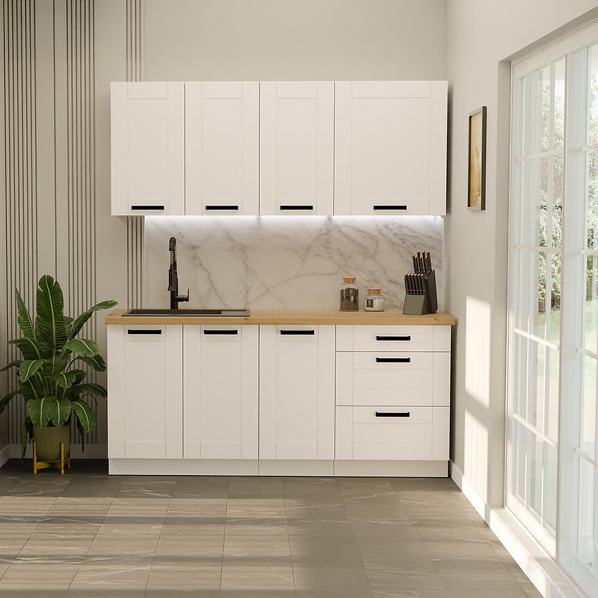 Kuchyňská linka Luna bílá/bílá 180 cm bez pracovní desky Baumax