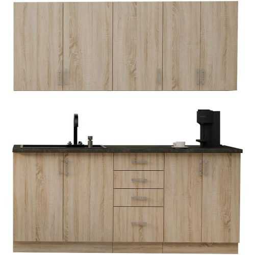 Kuchyňská linka Sara sonoma 180cm bez pracovní desky Baumax