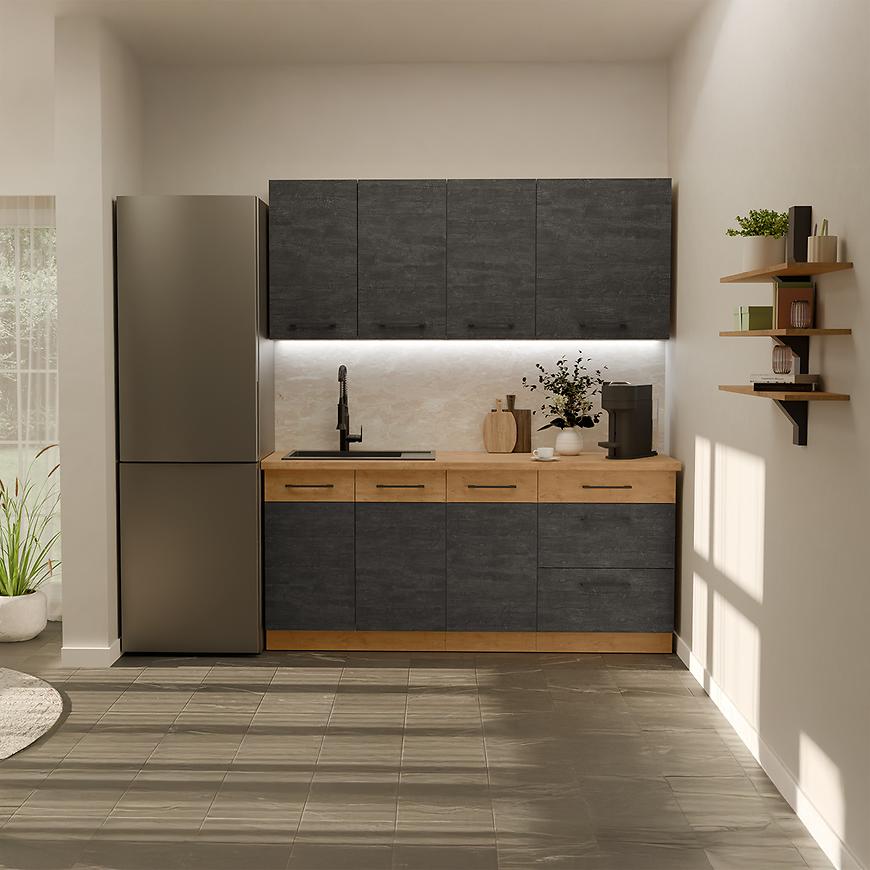 Kuchyňská linka Vigo Dark 180 cm bez pracovní desky Baumax